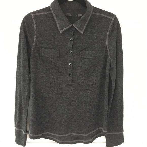 PrAna contrast stitch top - Picture 1 of 6